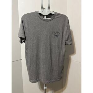 O’Neill Skull Surf Graphic T-Shirt Gray Size Large